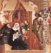 The Adoration of the Magi painting - Hans Multscher The Adoration of the Magi art painting